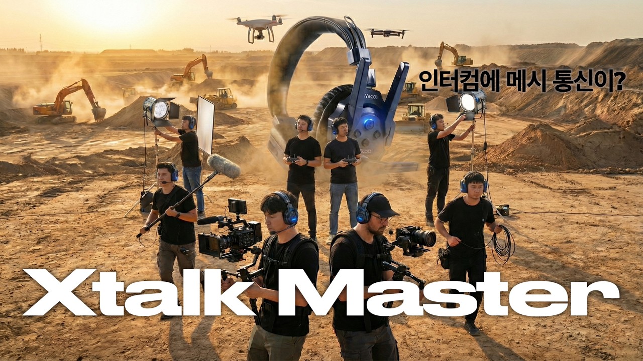인터컴 테스트 운동 많이 된다. 그런데 메시 통신이!? SYNCO Xtalk Master