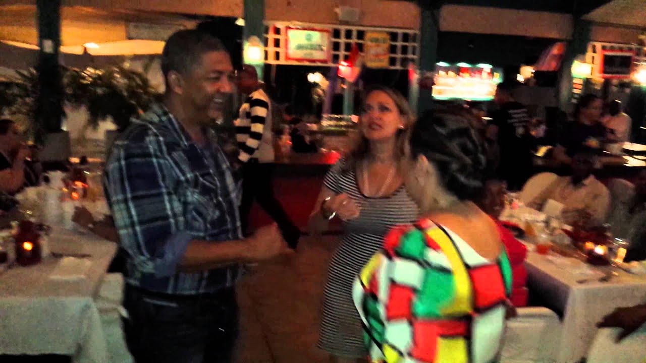 Christmas party part 2 at Sweet Peppers Aruba for Caribbean Palm