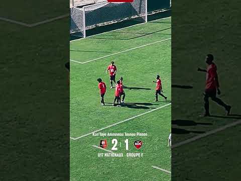 👀 U17 | Face à Cholet, un cinquième succès d'affilée (4-2) 🫡✅  #shorts #srfc #staderennais