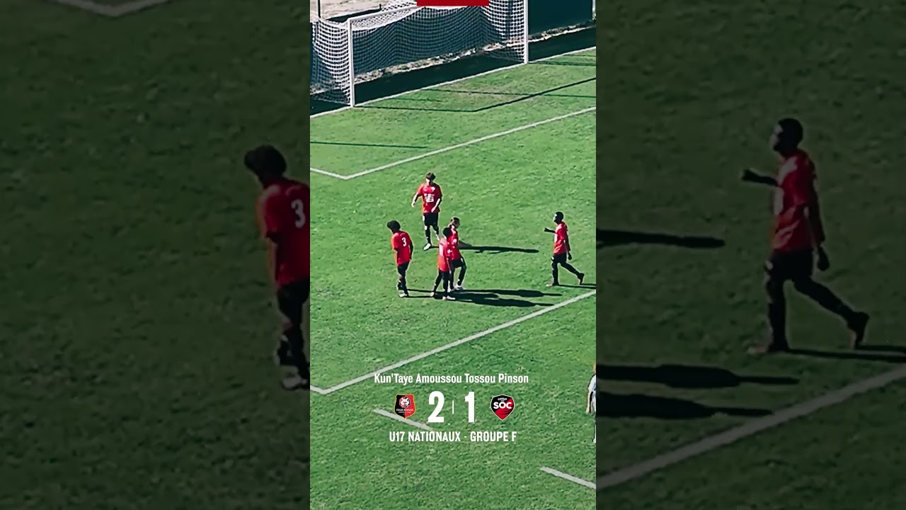 👀 U17 | Face à Cholet, un cinquième succès d'affilée (4-2) 🫡✅ #shorts #srfc #staderennais