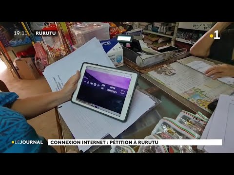 Mauvaise connexion internet : la colère des habitants de Rurutu