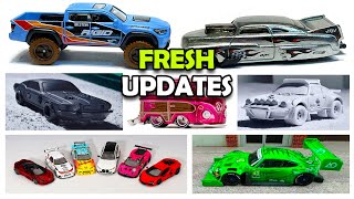 Showcase - Hot Wheels Toyota Tacoma, 49 Drag Merc, Eroded Porsche Safari, Mini Gt New Models & More.
