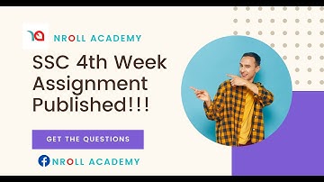 SSC 4th week Assignment Question 2021 is now Live!!! #shorts #ssc4thweekassignment