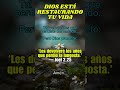 DIOS ESTÁ RESTAURANDO TU VIDA #Joel225#DiosRestaura#MilagrosDeDios#Esperanza