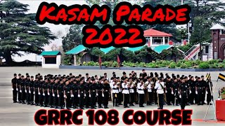 108 Course Kasam Parade 🤩 || 12 Sep 2022 || Garhwal Rifles ❤️ || Indian Army || Lansdowne Uttrakhand