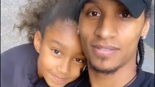 Les Twins Larry with his daughter Lilo | Paris Monday 02 September 2019