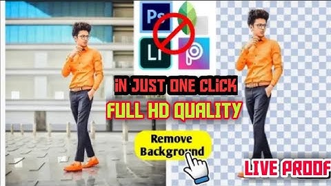 CHANGE PHOTO BACKGROUND IN JUST ONE CLICK | TECH A.R / LIVE PROOF AUTOMATIC PHOTO BACKGROUND CHANGE