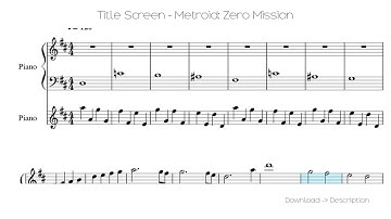🎶 Title Screen - Metroid: Zero Mission 🎸🎸