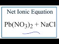 Net Ionic Equations and Solubility