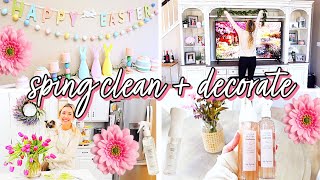 2024 SPRING CLEAN + DECORATE WITH ME! NEW SPRING + EASTER DECOR IDEAS! @BriannaK