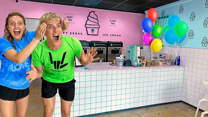 Surprising STEPHEN SHARER with TOP SECRET Ice Cream Shop