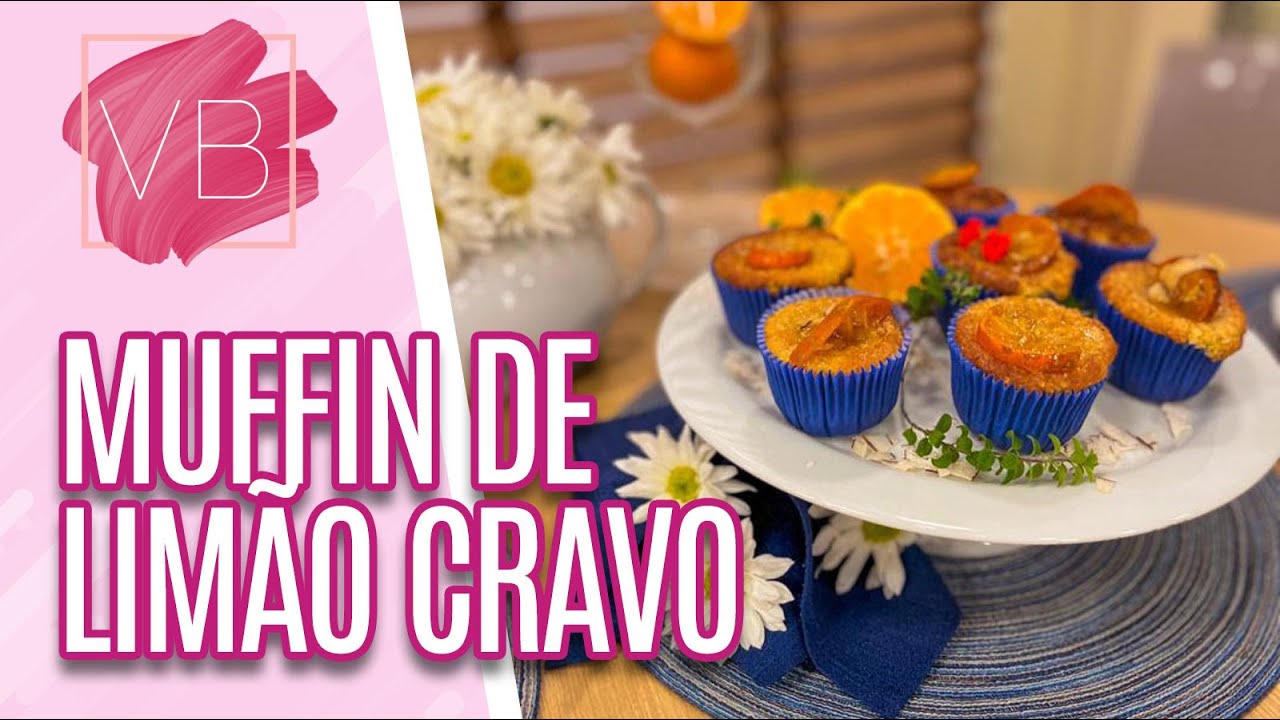 Delícias na Airfryer: Muffin de limão cravo - Você Bonita (23/09/2022)