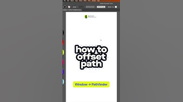 Master the Offset Path in Adobe Illustrator! | Quick & Easy Tutorial 🎨 #Adobe #illustrator
