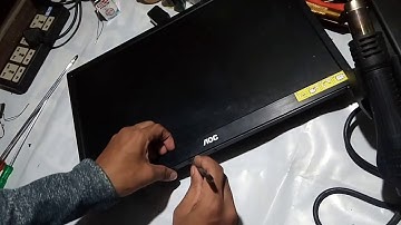 How to open a monitor LCD and LED