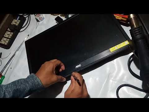 How to open a monitor LCD and LED