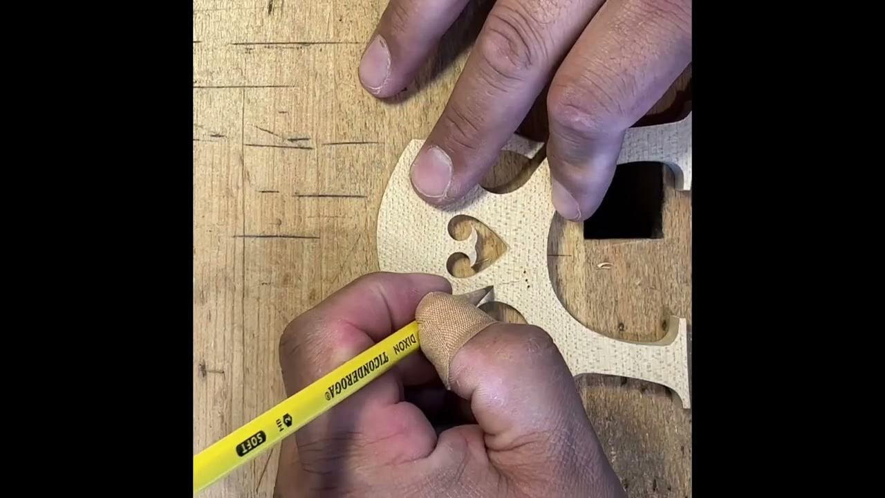 Student cello bridge fitting YouTube