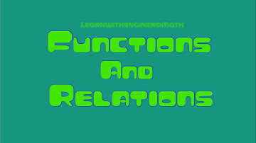 Functions and Relations (Tagalog/Filipino Math)