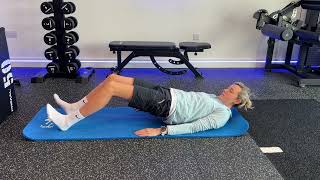 Double leg hamstring bridge isometric hold post acl surgery hamstring graft