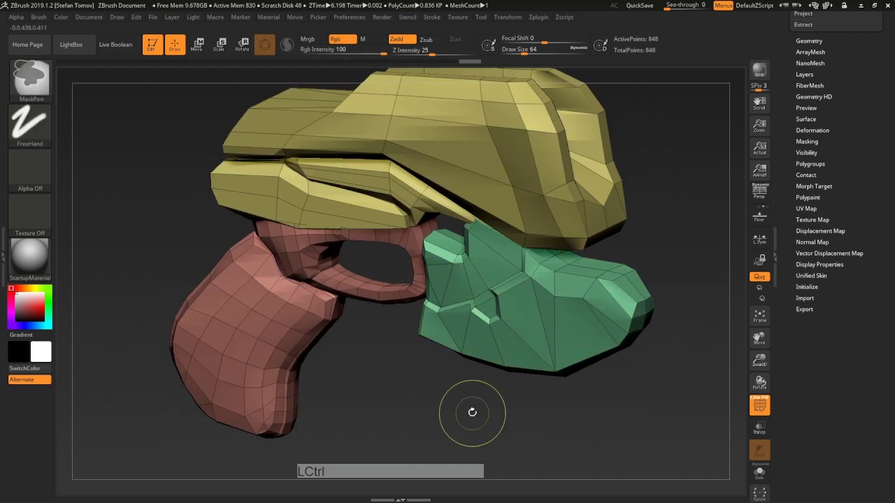 use maya model in zbrush