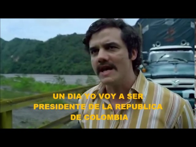 YO SOY PABLO EMILIO ESCOBAR GAVIRIA SERIE NARCOS PLATA O PLOMO class=