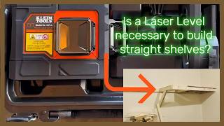 Quick look at the Klein 3 plane laser level for building shelves  Profile