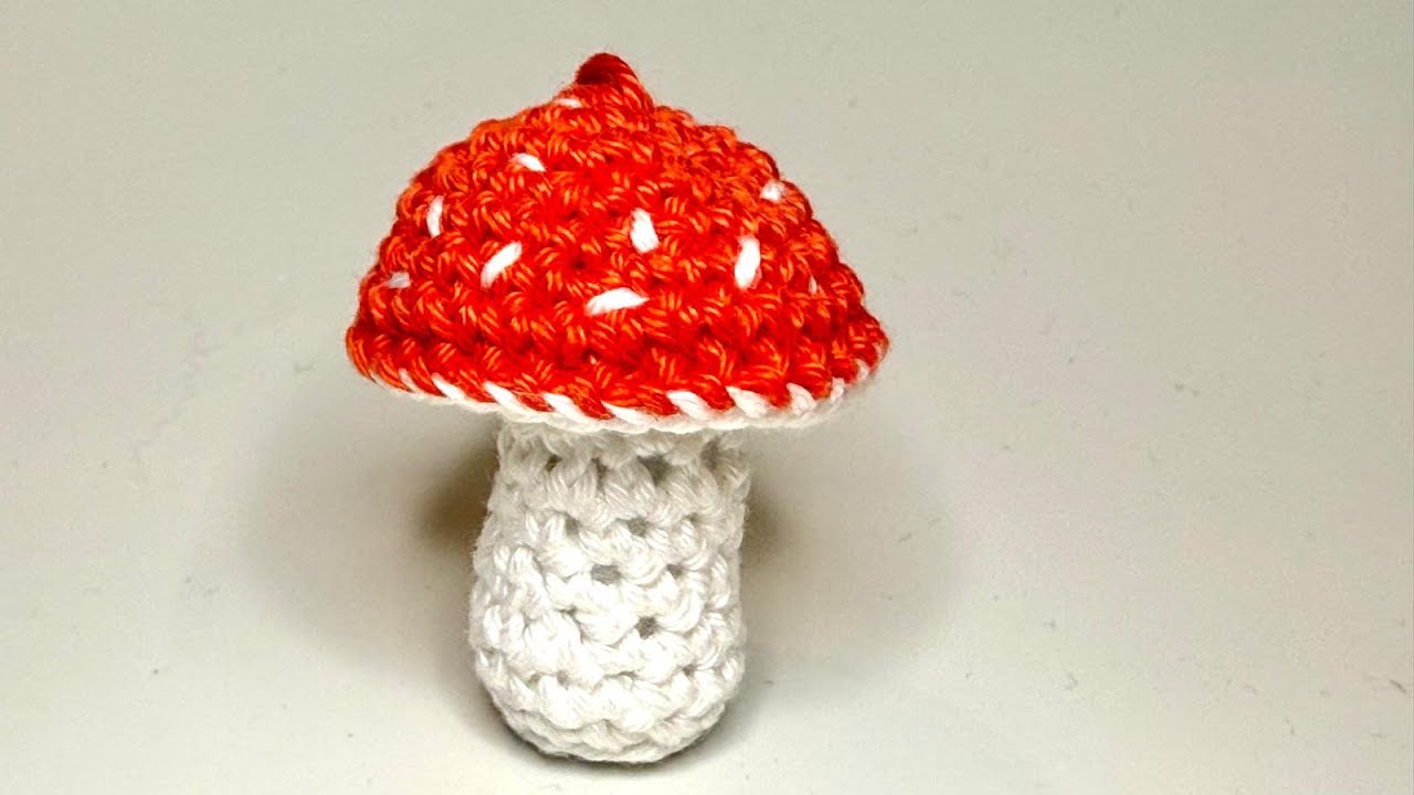 Amigurumi: Toadstool, Mushroom. Crochet! Presentation of results, Pattern info in description