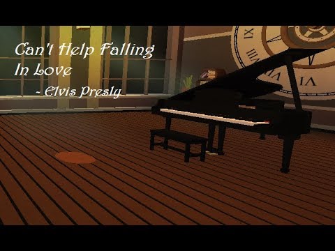 Can T Help Falling In Love Virtual Piano Roblox Youtube