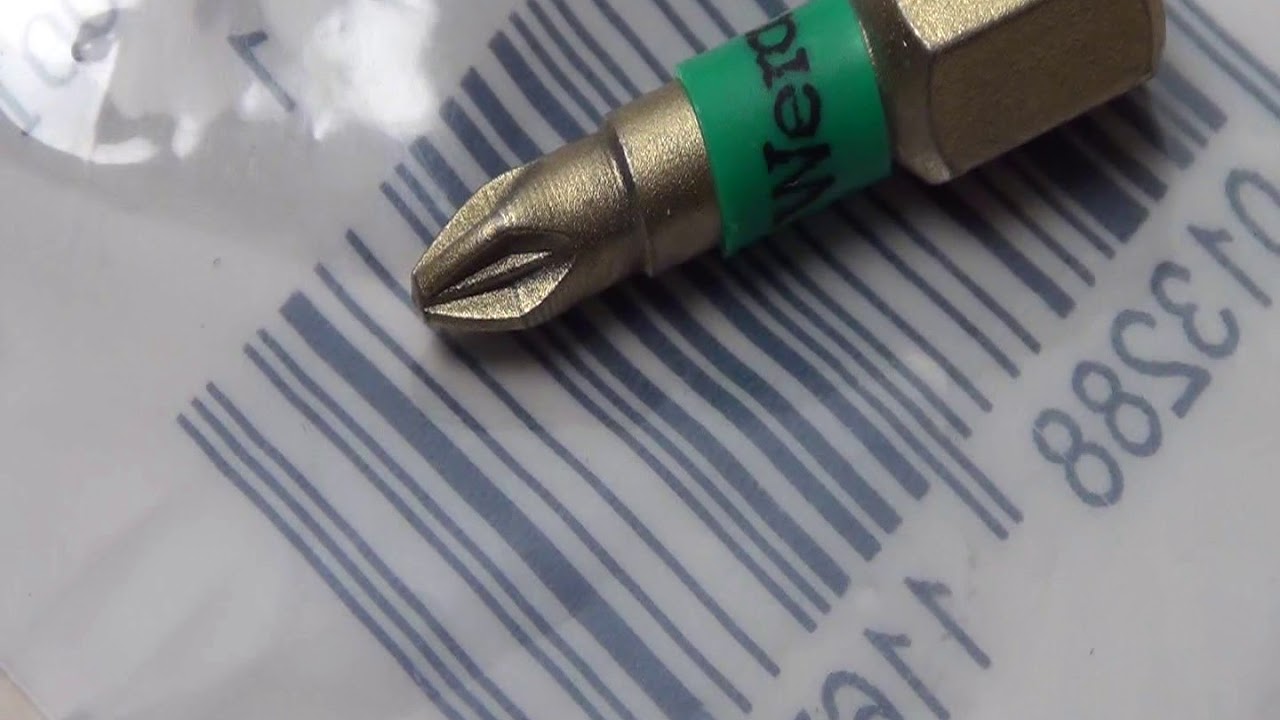 Wera Bi-Torsion Insert Tip Diamond Coated 25mm Pozi PZ1 Tip