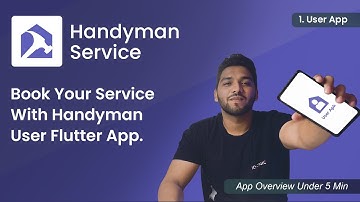 Book Your Home Service In Just Few Clicks With Handyman  User Flutter App | Iqonic Design