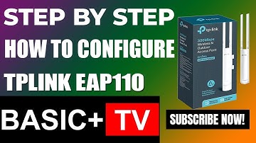 How to Configure Tplink EAP110 for Piso-Wifi