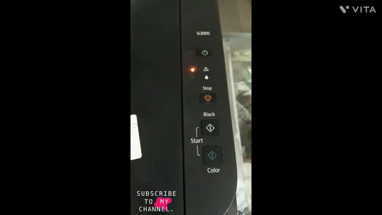canon printer G 2000 B204 error solve colour head YouTube