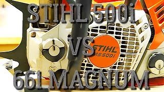 STIHL 500i Takes On a 661 MAGNUM [Rapid HEXA Chains] VS White Oak