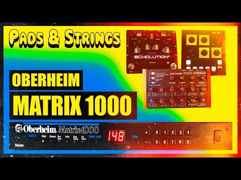 Oberheim MATRIX 1000 Demo / epic Pads & Strings / 1.20 / by Volcarock