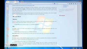 Word-plugin voor Zotero installeren