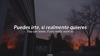 “Puedes irte si realmente quieres”