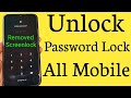 Unlock Password Lock All Mobile | Removed Forgot Screenlock Pin/Pattern/Password Without PC
