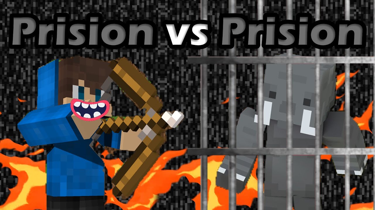 ¡Prisión contra prisión: ¡Un enfrentamiento de hermanos en Minecraft!
