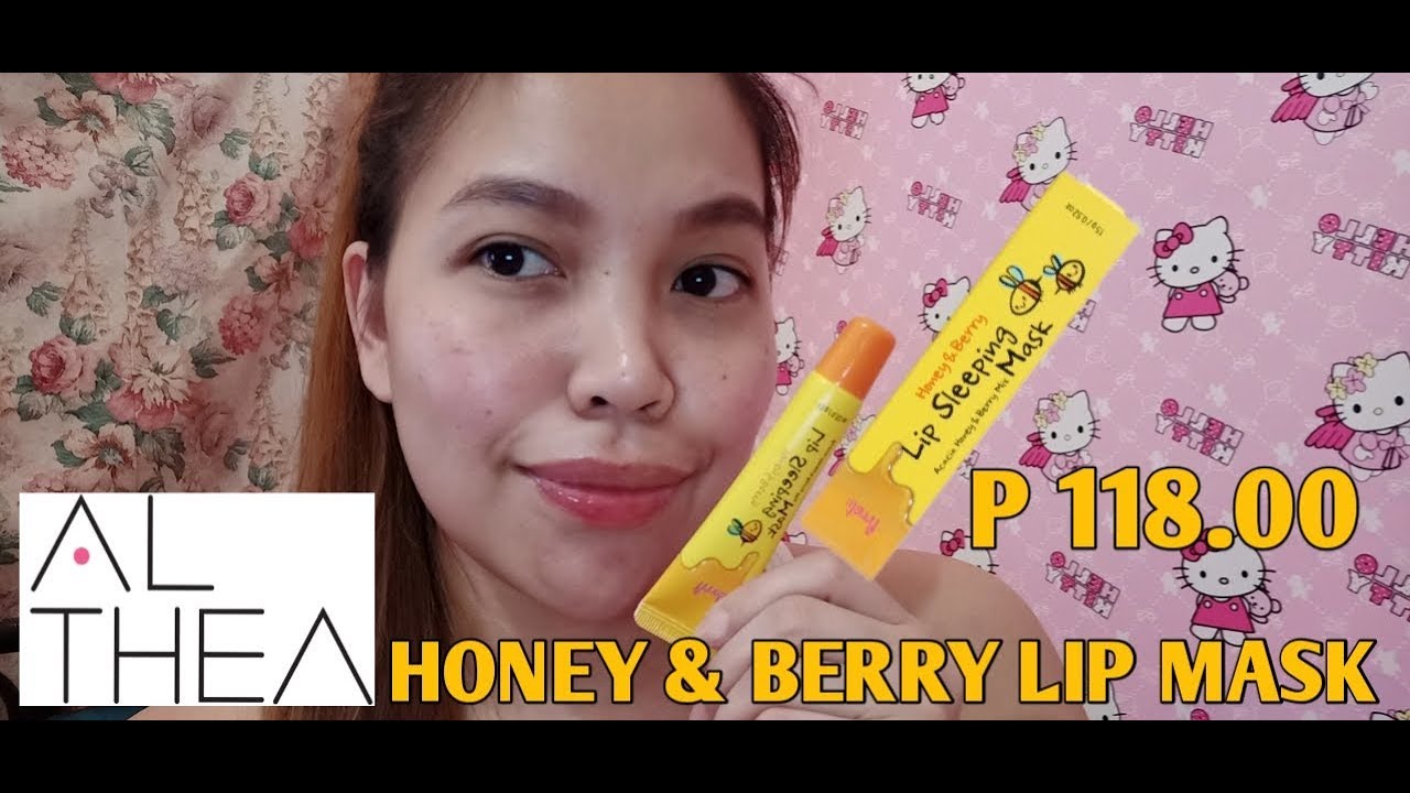HONEY AND BERRY LIP SLEEPING MASK REVIEW PRRETI its grasya! YouTube