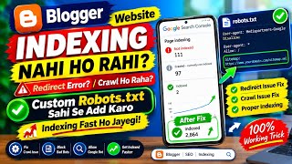 How to Index Your Website on Google Fast | How to Add Custom Robots.txt in Blogger