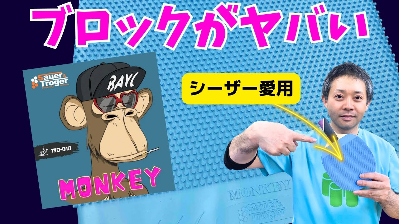 [Длинный шип] Обезьяна | Самая высоко оцененная блокирующая накладка WRM — протестирована Цезарем!