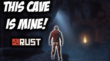 RUST! THIS IS MY CAVE NOW! NEW Rust Cave exploration!