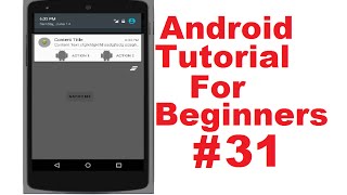 Android Tutorial for Beginners 31 # Add Up Button for Low-level Activities to Action Bar