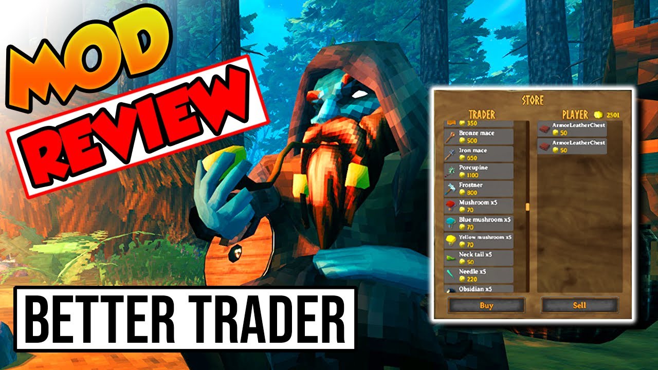 Valheim Mods Review Better Trader Valheim Video Express