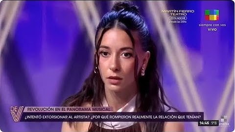 📺 HABLÓ LA DENUNCIANTE DE ALEJANDRO SANZ Y LO ACUSÓ DE "DEPREDADOR SEXUAL"