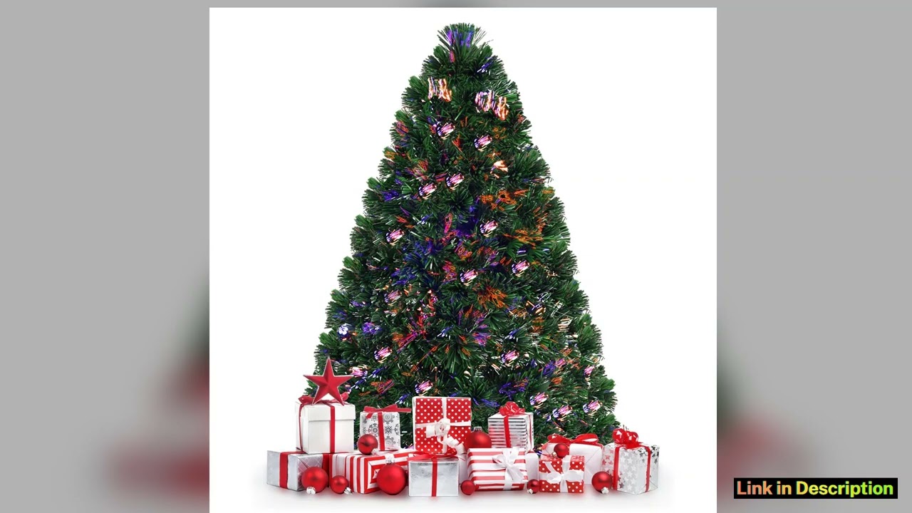 3 4 5 6FT Artificial Christmas Tree LifeLike Holiday Festive Celebration Tree for Home Office Shop