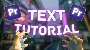 Gaming Edit Text Tutorial: Sliding Animation, Glow Effect, Behind-Gun Trick (Premiere Pro)
