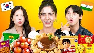 [Indian Kpop Idol] Koreans Try Indian Snacks For The First Time #XIN | KATCHUP