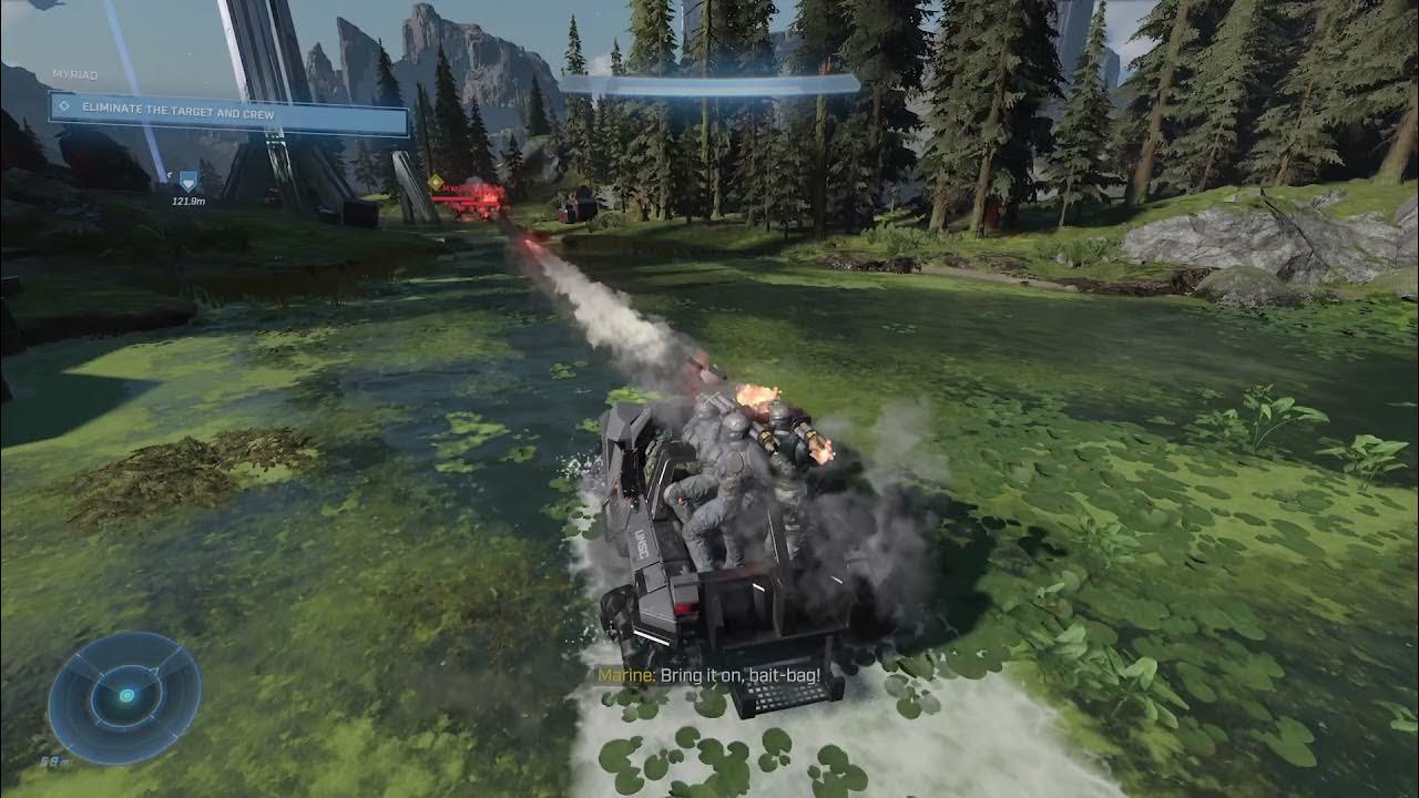 How To Kill Hunters In Halo Infinite Fastest way to kill Myriad Hunter HVT's in Halo Infinite #haloinfinite