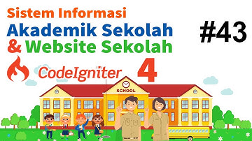 43 Membangun SIAKAD Sekolah Codeigniter 4 - Rombongan Belajar Part 1