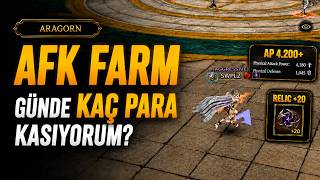 HADDAR 5'TE AFK FARM | GÜNDE KAÇ PARA BIRAKIYOR? | Rise Online Mobil Sıfırdan Okçu